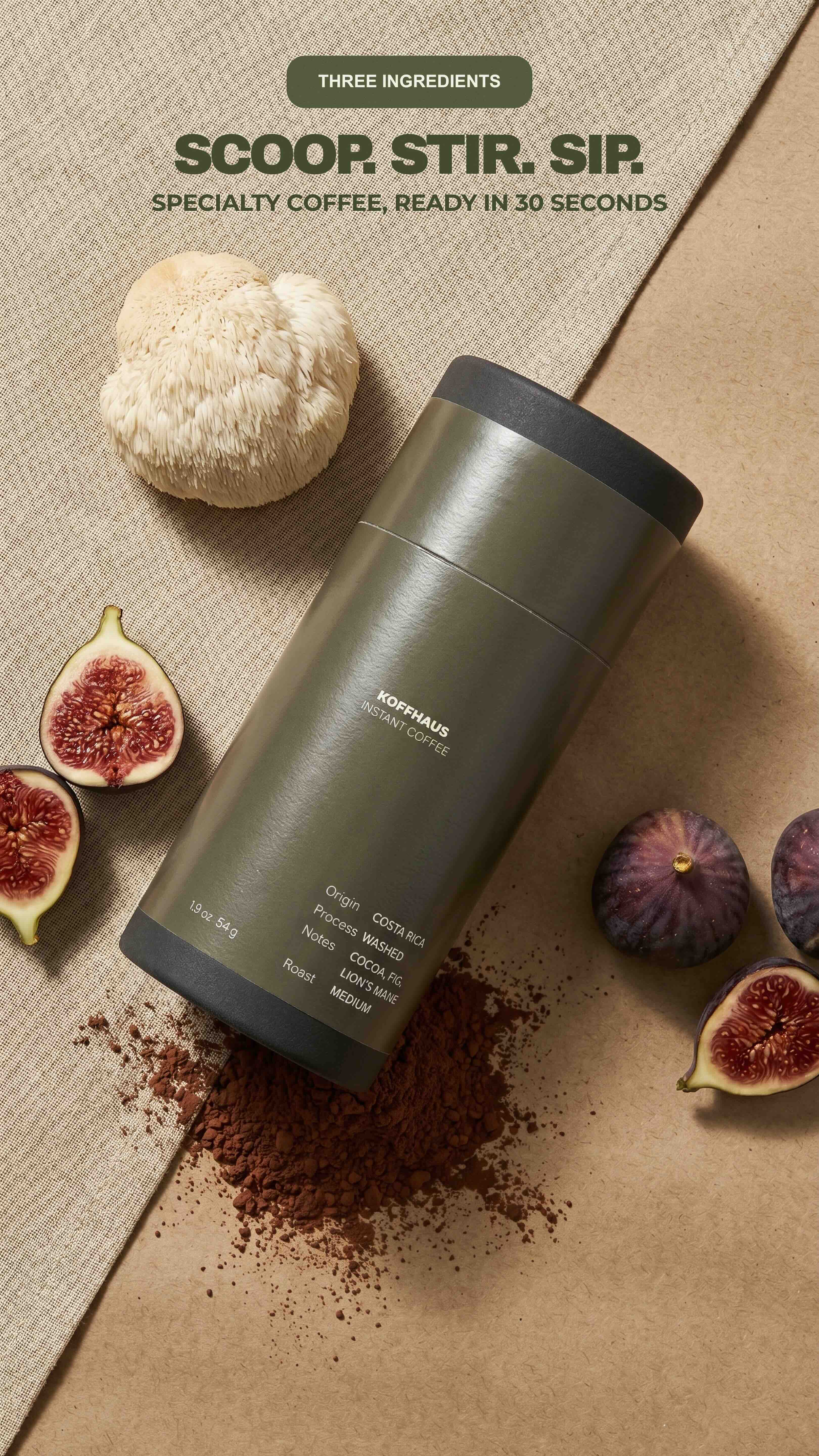 Koffhaus AD 02 — Scoop. Stir. Sip.